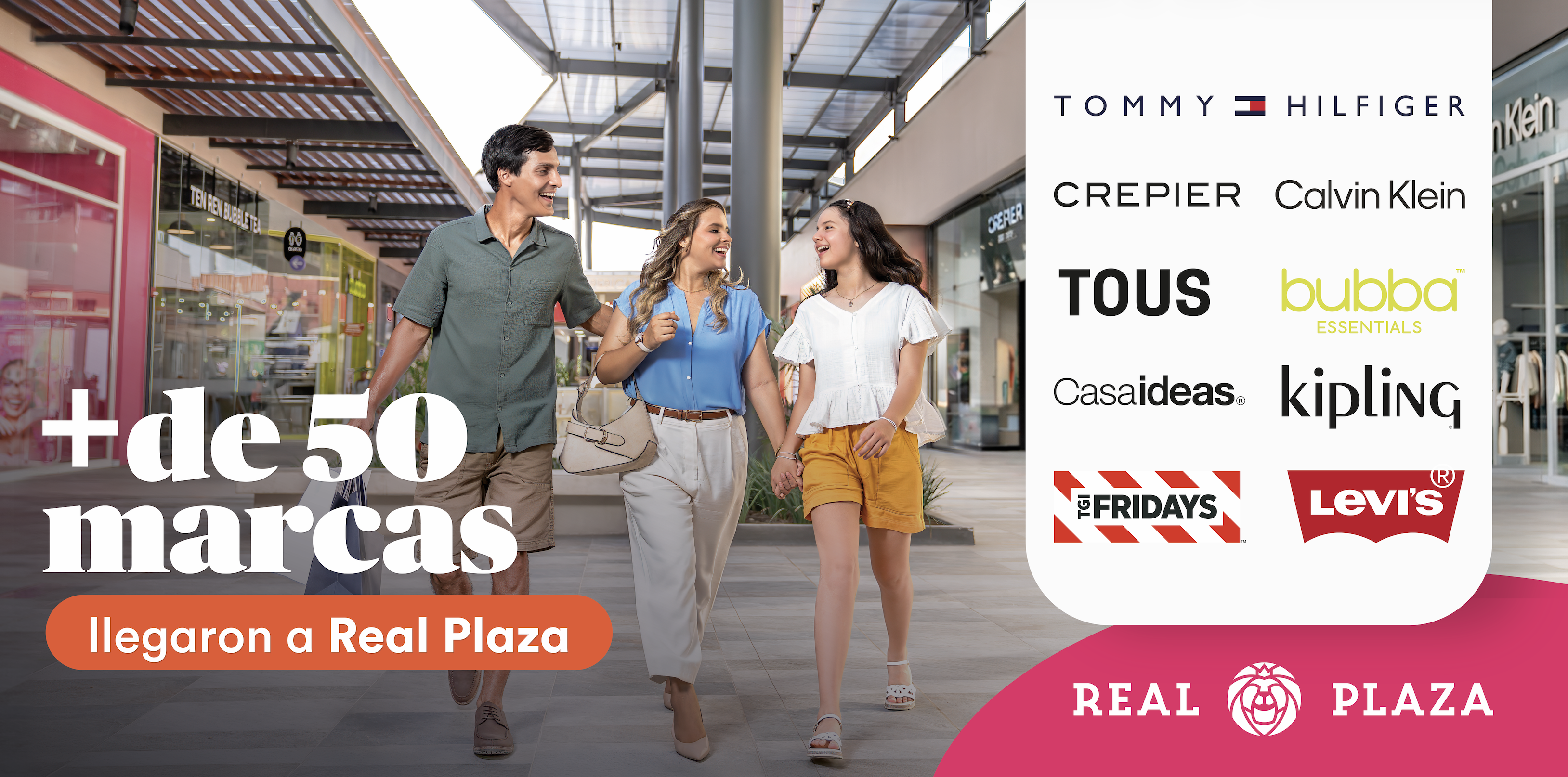 Panel de la campaña Real Plaza: más de 50 marcas llegaron a Real Plaza